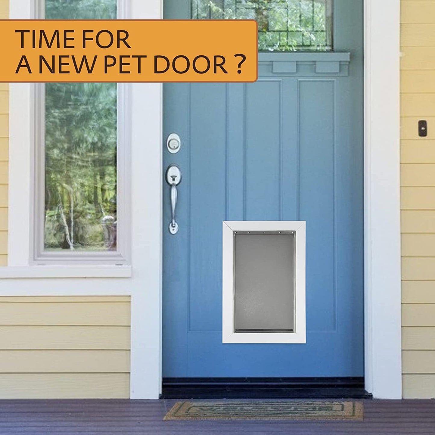 Dog/Pet Door Replacement Flap Compatible with Petsafe Measures 8 1/8” X 12 7/8” PAC11-11038 -2023 New Model