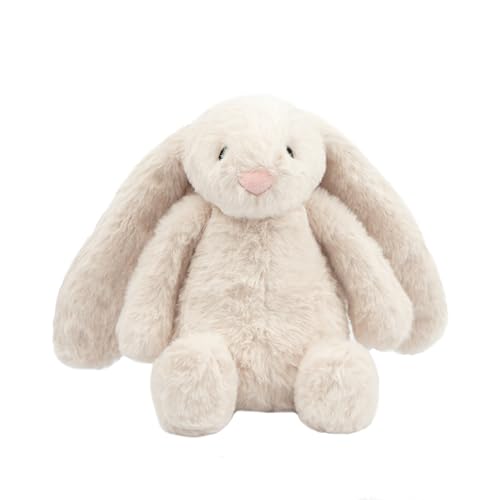 Best Pet Supplies Bunny Buddy Squeaky Plush Dog Toy - Beige, Medium