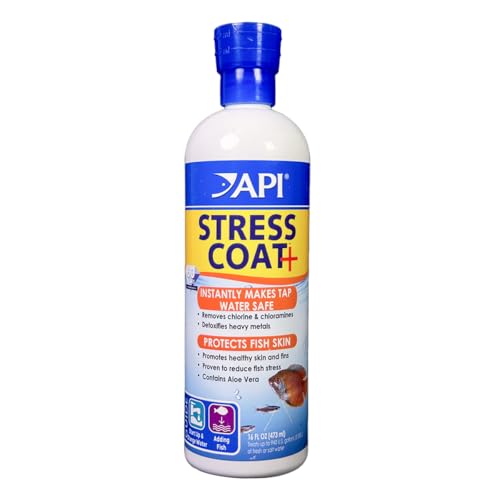 API Stress Coat Aquarium Water Conditioner 16-Ounce Bottle
