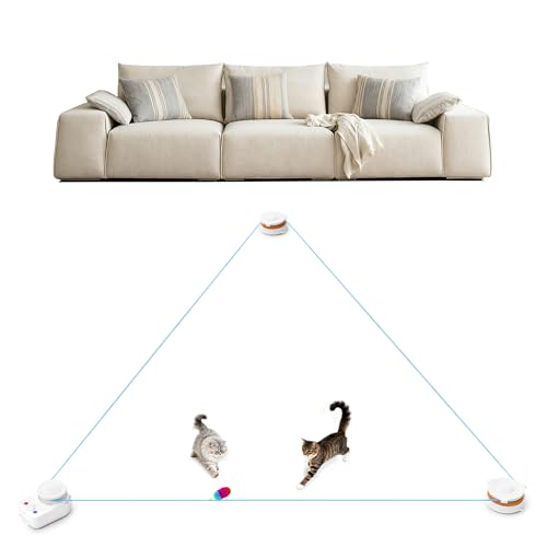 metiya Interactive Cat Toy for Indoor Cat, Automatic Treadmill for Exercise