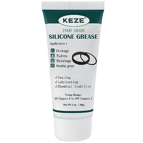KEZE Waterproof Food Grade Silicone Lubricant Plumbers Grease for O Rings