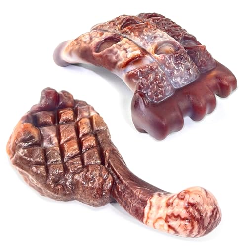 Fuufome Dog Chew Toys for Aggressive Chewers:2 Pack Indestructible Dog Toy for Large Breed- Tough Nylon Teething Bone Toy to Keep Them Busy