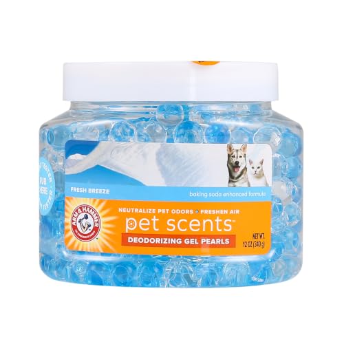 Arm & Hammer Pet Scents Deodorizing Gel Beads, Fresh Breeze, 12 Oz