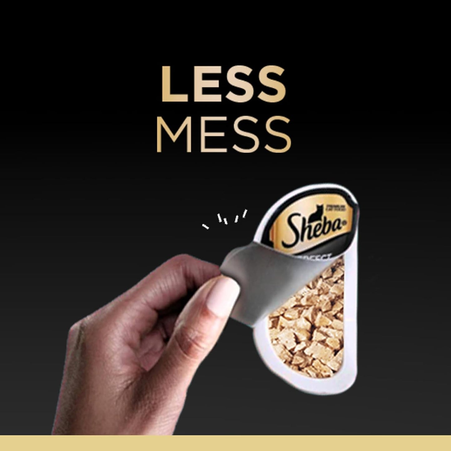 SHEBA Perfect Portions Paté Wet Cat Food Trays (24 Count, 48 Servings), Savory Chicken and Roasted Turkey Entrée, Easy Peel Twin-Pack Trays