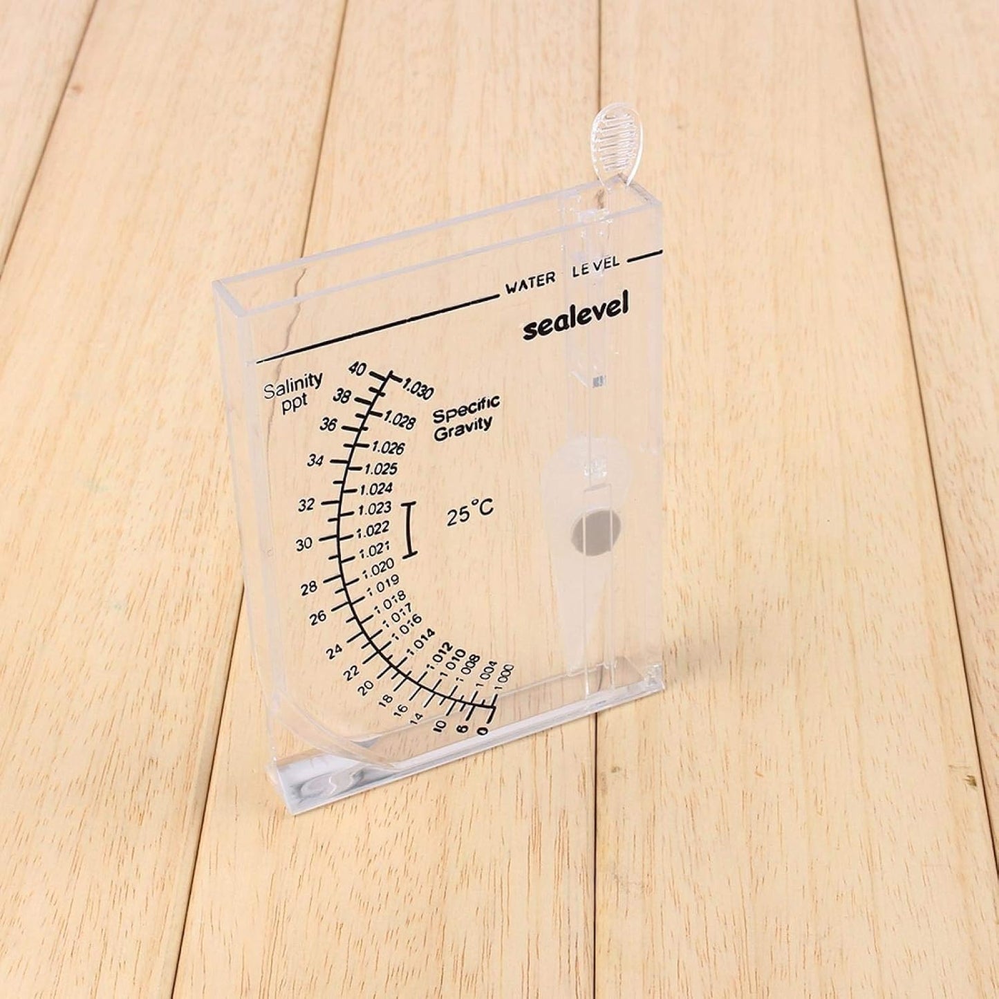 GLOGLOW Accurate Hydrometer Salinity Meter, Seawater Hydrometer Accurate Automatic Hydrometer Salt Water Salinity Meter for Aquarium Fish Marine Sea Saltwater