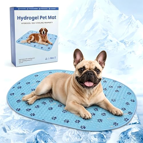 Cooling Mat for Dogs, Gel Dog Cooling Mat, Self-Cooling Gel Small Dog Pad