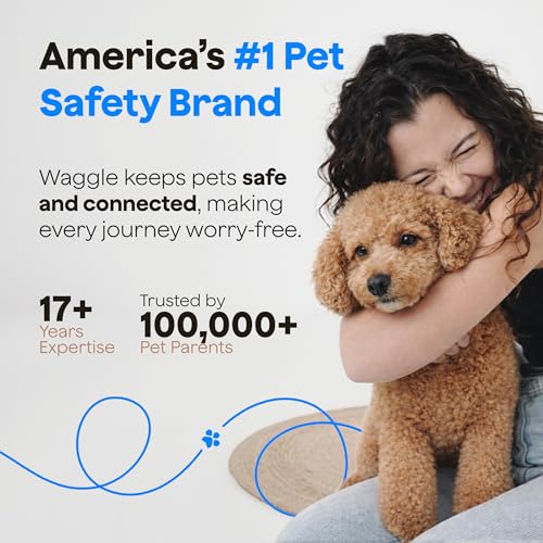 Waggle 4G Pet Temperature Monitor – No Wi-Fi Needed, Real-Time App/SMS/Email Alerts - RV, Car & Home Safety Device with Power-Outage Notifications, Rechargeable Battery – Subscription Required