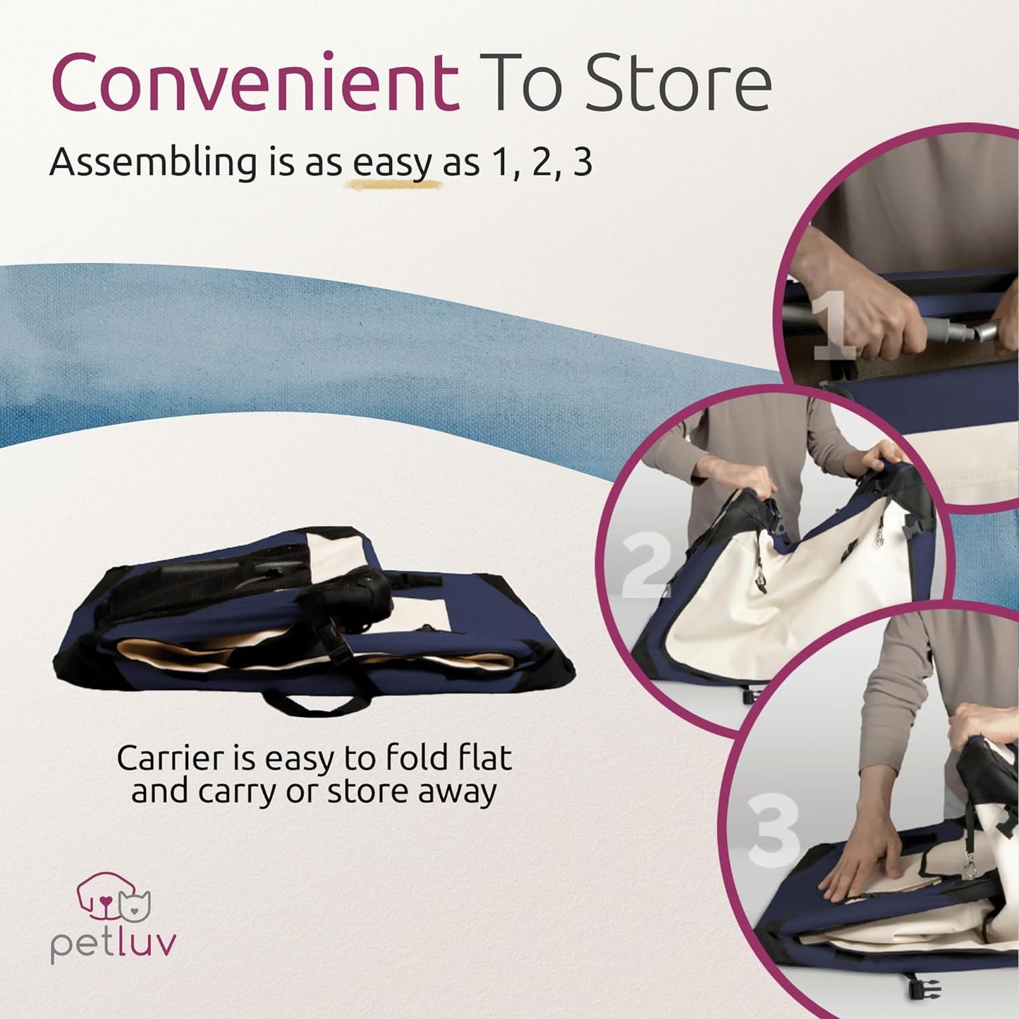 Large Cat Carrier & Dog Carrier for Most Cats or Small Dog. Soft Sided Pet Carrier for Travel. Collapsible Portable Cat Bag with Soft Bed, Top & Side Loading, Locking Zippers, Puppy Crate & Cat Kennel