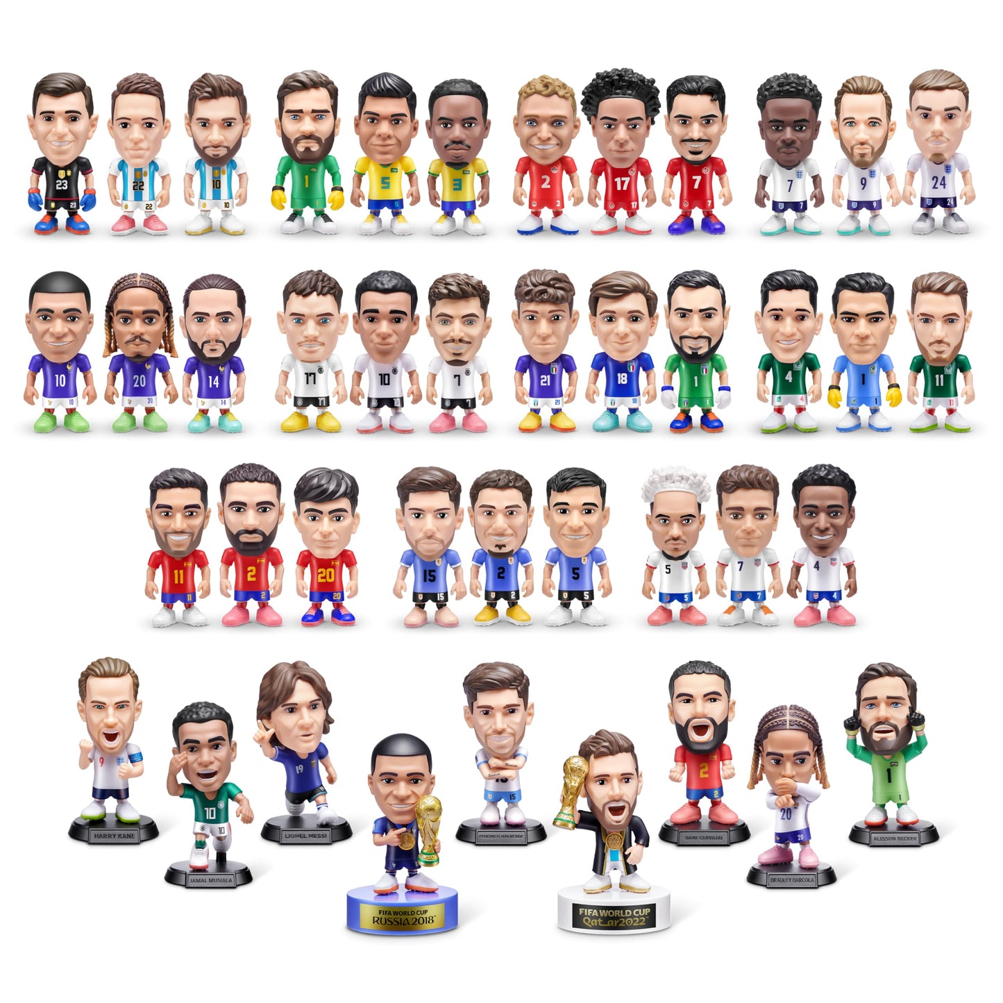 FIFA World Cup 2026™ Ballers Series 1 2 Pack by ZURU – Official Licensed Product. Surprise Unboxing Football Collectible Sports Toy for Boys, Ages 3+