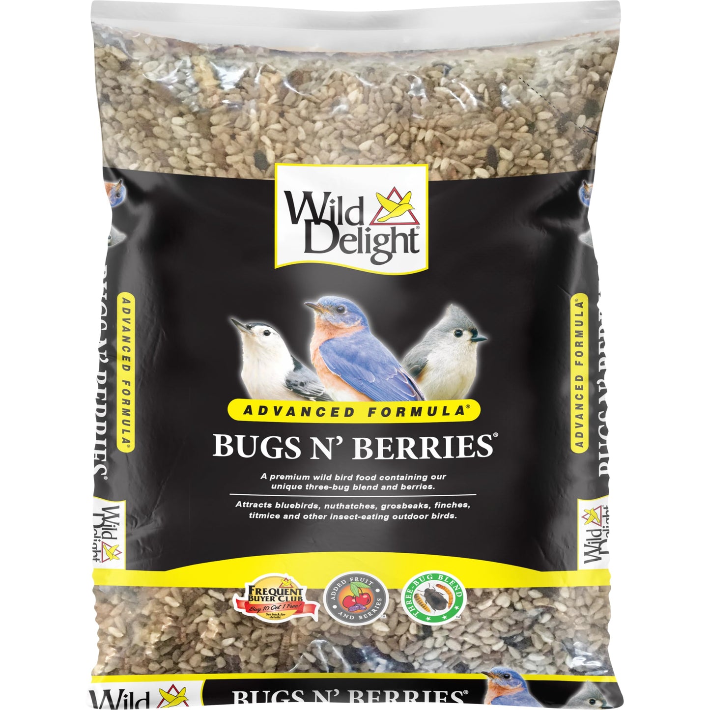 Wild Delight Advanced Formula Bugs N Berries Wild Bird Food 4.5 lbs