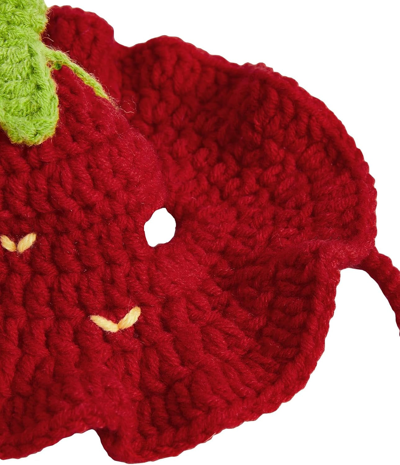 QWINEE Soft Knit Cute Dog Hat Soft Cat Hat Rabbit Hat Halloween Christmas Party Costume Head Wear Accessories for Puppy Cat Kitten Small Dogs Small Animals Light Blue M