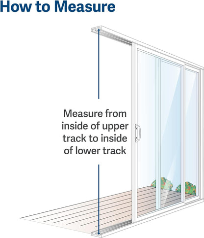 Petsafe 1-Piece Sliding Glass Pet Door for Dogs & Cats - Adjustable Height 91 7/16" to 96" - Medium, White, No-Cut DIY Install, Aluminum Patio Panel Insert, Great for Renters or Seasonal Installation