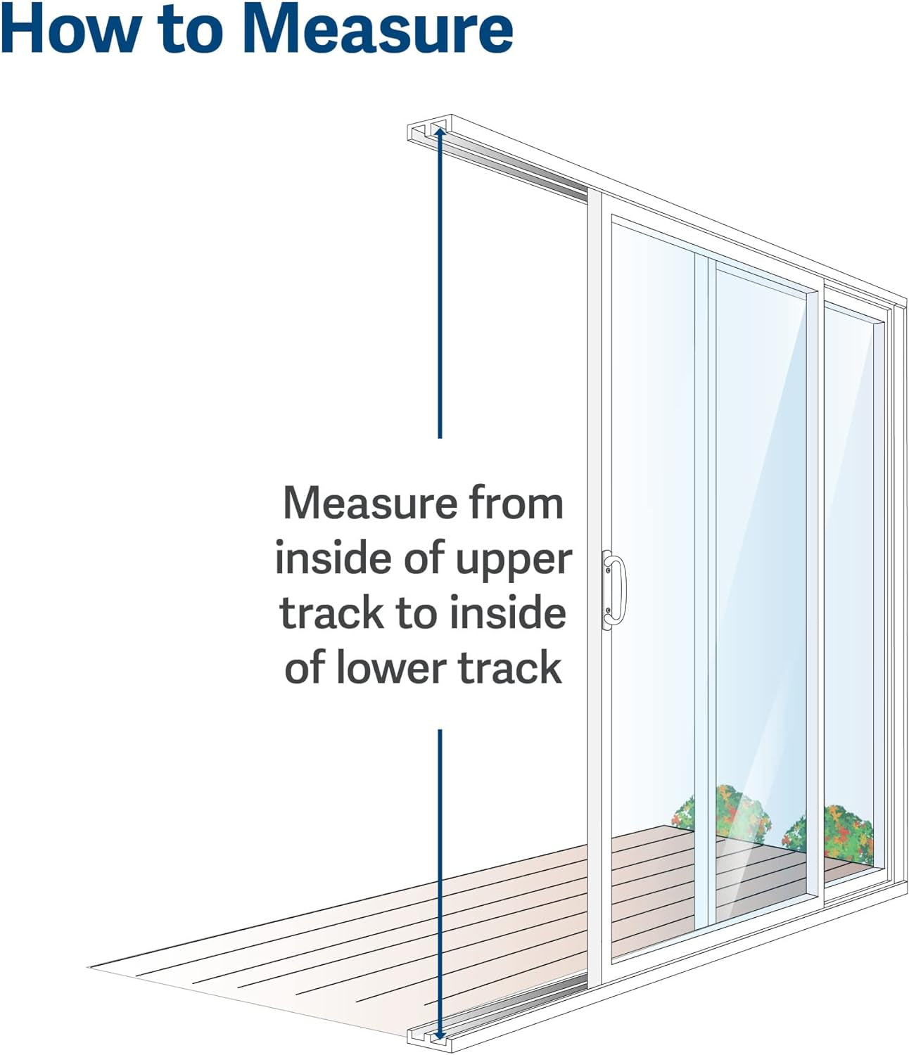 Petsafe 1-Piece Sliding Glass Pet Door for Dogs & Cats - Adjustable Height 91 7/16" to 96"- Large-Tall, White, No-Cut Install, Aluminum Patio Panel Insert, Great for Renters or Seasonal Installation