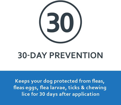 SENTRY Fiproguard for Dogs, Flea and Tick Prevention for Dogs (89-132 Pounds), Includes 6 Month Supply of Topical Flea Treatments