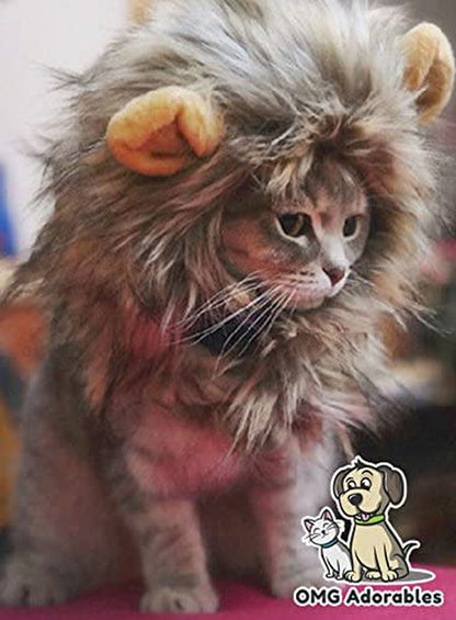 Lion Mane Costume for Cats