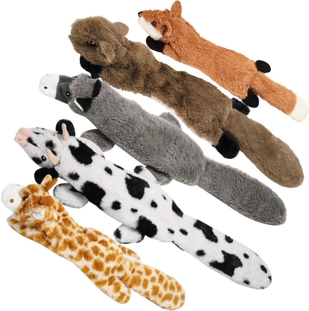 Nocciola Durable Dog Chew Toys for Aggressive Chewers, No Stuffing Dog Toys for Large Dogs, Dog Squeaky Toys for Small Dogs to Large Dogs