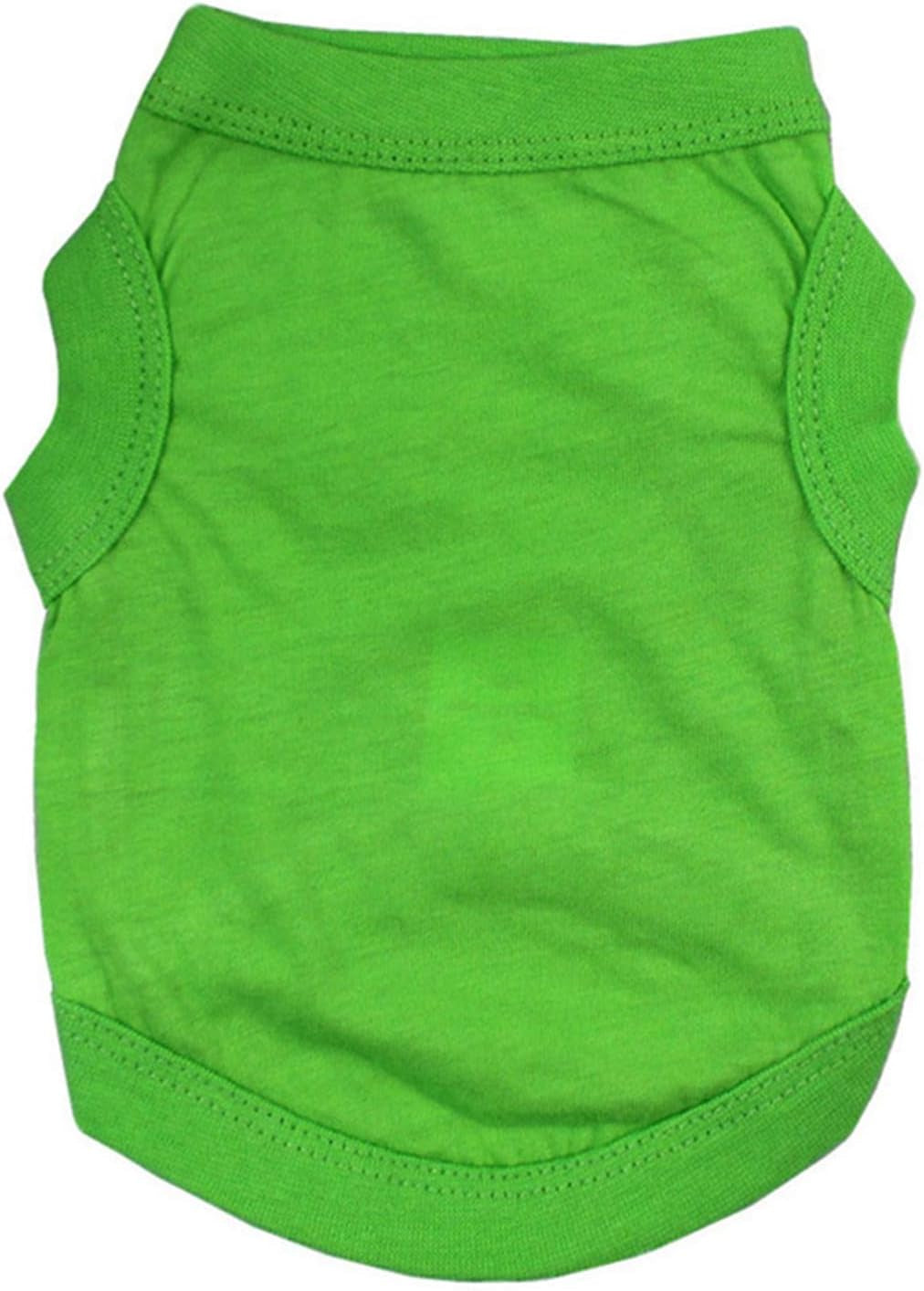 Dogs Shirts Green Vest Clothing for Dogs Cats XL Dog Vacation Shirt Male Female Dog Clothing Puppy Summer Clothes Girls Boys Cotton Summer Shirt Small Dog Cat Pet Clothes Vest T-Shirt Apparel