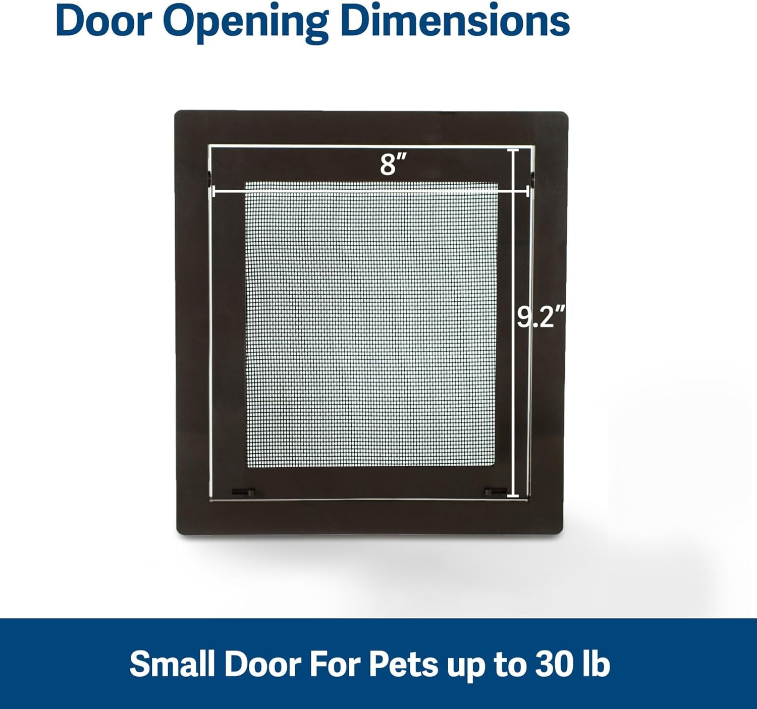 Petsafe NEVER RUST Screen Door – Size Large – for Dogs and Cats up to 100 Lb – Use in Screen Doors – Window Screens and Porch Screens