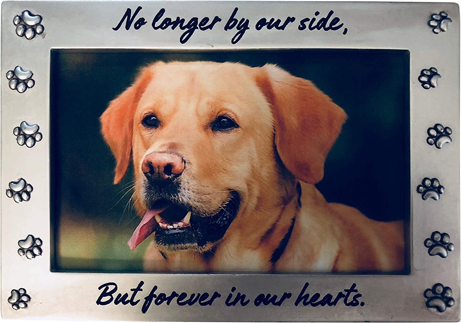 Newlifelandia Pet Memorial Picture Frame Keepsake for Dog or Cat, Perfect Loss of Pet Gift for Remembrance and Healing
