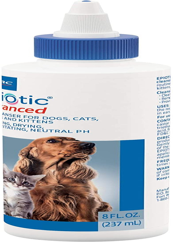 Virbac Epi-Otic Advanced Ear Cleanser for Dogs & Cats, 8 Oz