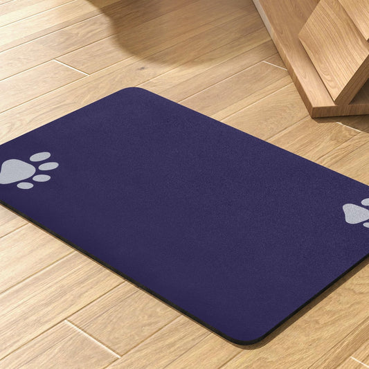 Pet Feeding Mat-Absorbent Dog Mat for Food and Water Bowl-No Stains Quick Dry Dog Water Dispenser Mat-Dog Accessories Pet Supplies-Dog Water Bowl for Messy Drinkers