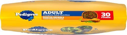 Pedigree Complete Nutrition Adult Dry Dog Food Roasted Chicken, Rice & Vegetable Flavor Dog Kibble, 30 Lb. Bag