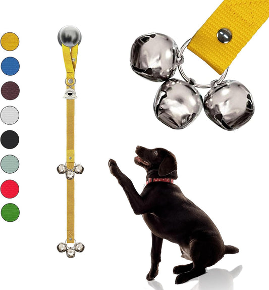 Caldwell'S Pet Supply Co. Dog Potty Bells, Dog Bells to Go Outside, Hanging Dog Door Bell for Potty Training, Quality Bell for Dogs to Ring to Go Potty, Potty Bells for Dogs, New Puppy Training Tool