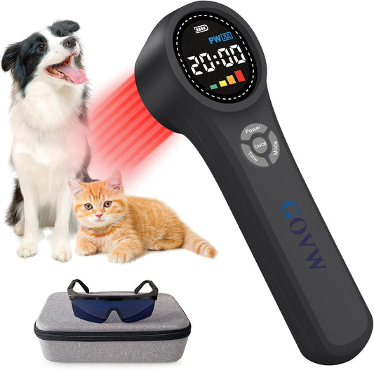 Cold Laser Therapy for Dogs, 4x980nm+4x810nm+16x660nm, Cold Laser for Horses, Veterinary Laser Therapy Machine, Pet Laser Therapy, Cold Laser Therapy Pain Relief Device for Animals Like Cats