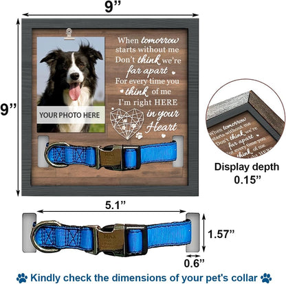 Pawfect House 9X9 Pet Loss Sign - Dog Memorial Gifts for Loss of Dog, Pet Memorial Gifts, Cat Memorial, Dog Frames for Pictures Memorial, Pet Loss Gifts, Pet Memorial Frame