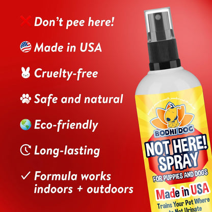 Bodhi Dog New Bitter 2 in 1 No Chew & Hot Spot Spray | Natural Anti-Chew Remedy Better than Bitter Apple | Safe on Skin, Wounds and Most Surfaces | Made in USA (8 Fl Oz)