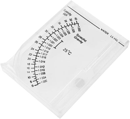 GLOGLOW Accurate Hydrometer Salinity Meter, Seawater Hydrometer Accurate Automatic Hydrometer Salt Water Salinity Meter for Aquarium Fish Marine Sea Saltwater
