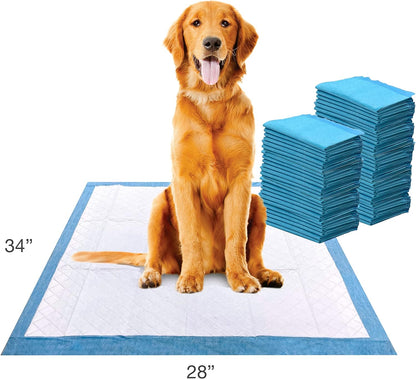 Four Paws Wee-Wee Superior Performance Gigantic Pee Pads for Dogs - Puppy & Dog Pads for Potty Training - Dog Supplies - 27.5" X 44" (150 Count)