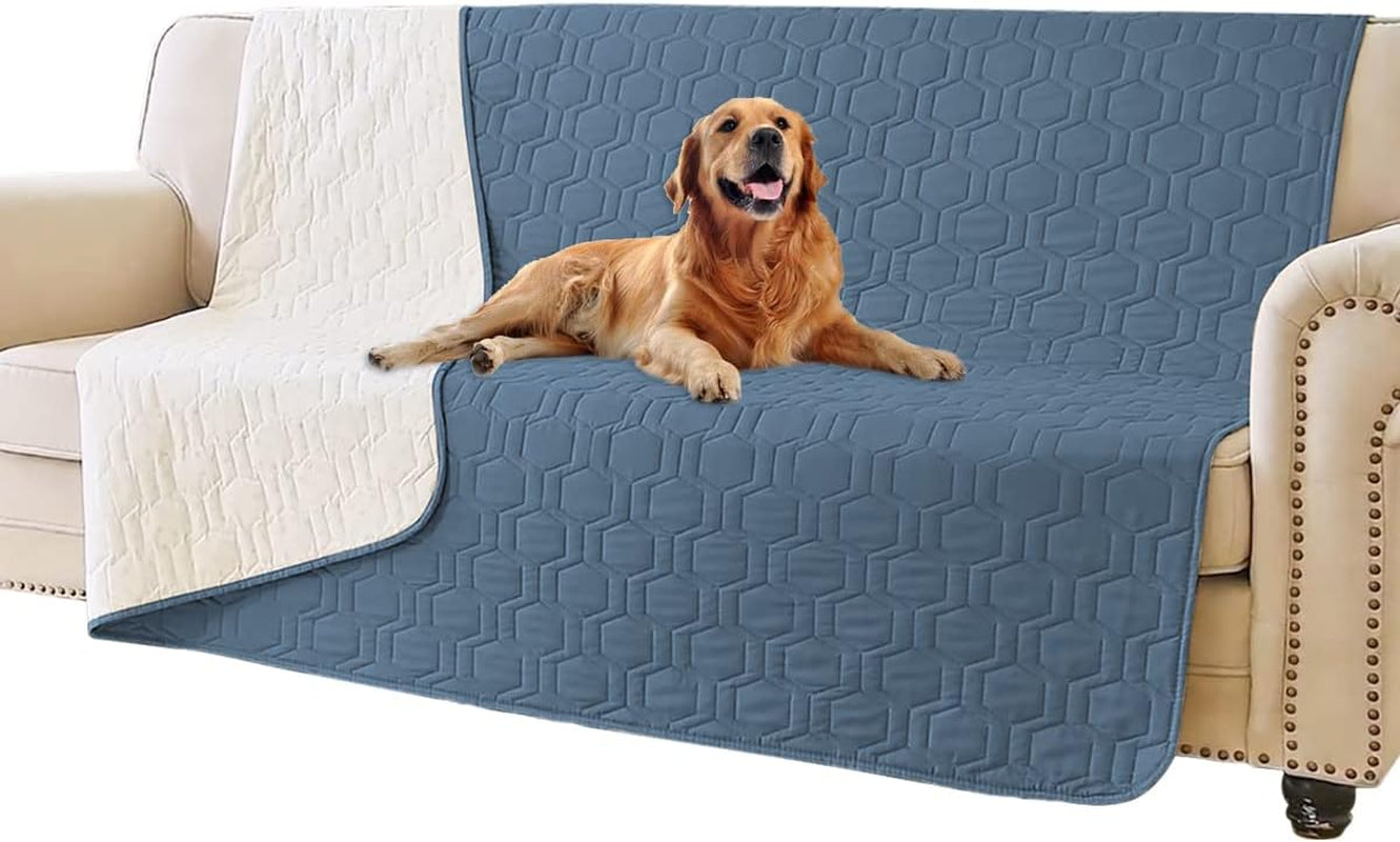 Waterproof and Anti-Slip Dog Bed Cover and Pet Blanket Sofa Pet Bed Mat ，Car Incontinence Mattress Protectors Furniture Couch Cover for Most Cats Dogs, Pets