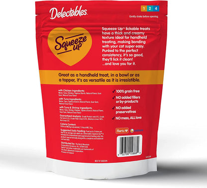 Delectables Squeeze up Non-Seafood Variety Pack Lickable Cat Treat, 20 Count (Pack of 1)