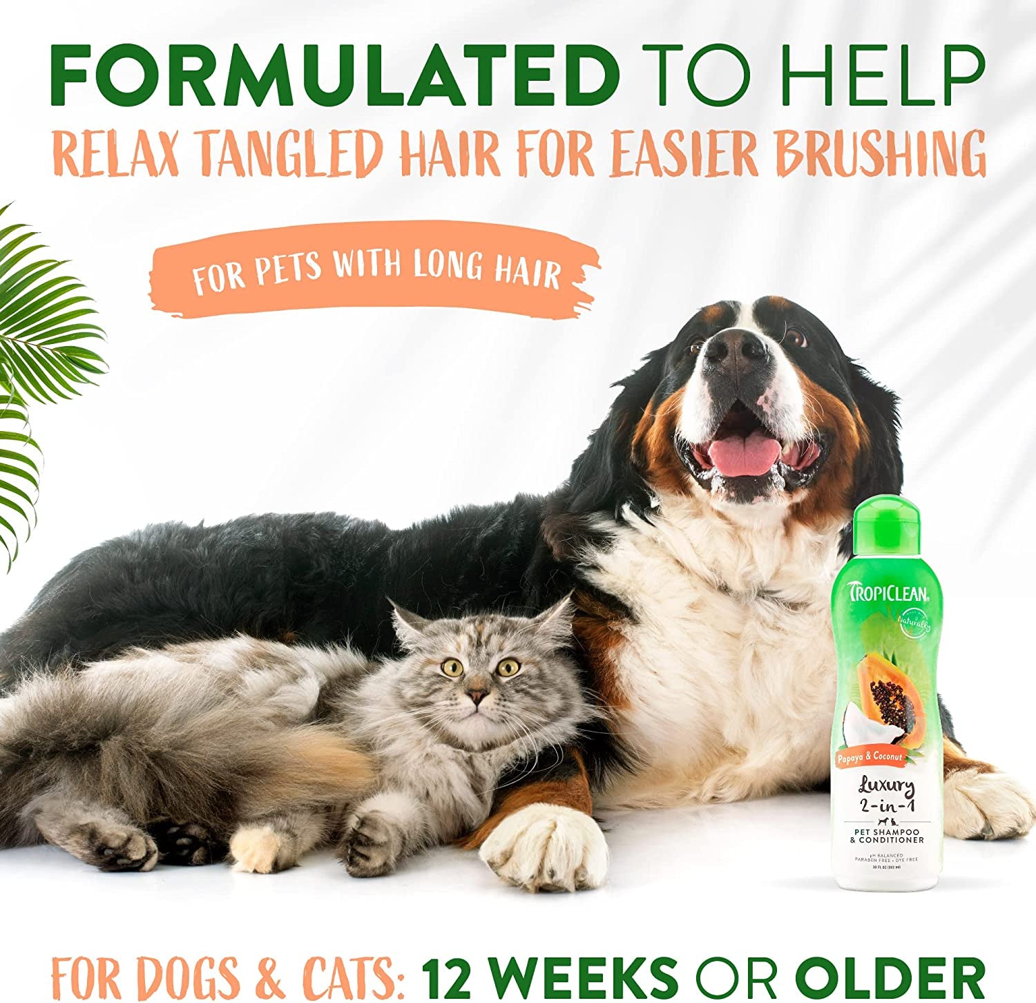 Tropiclean Citrus & Neem Oil Flea Shampoo for Dogs | Tick and Flea Bite Relief for Dogs | Natural Dog Shampoo Derived from Natural Ingredients | Made in the USA | 20 Oz.