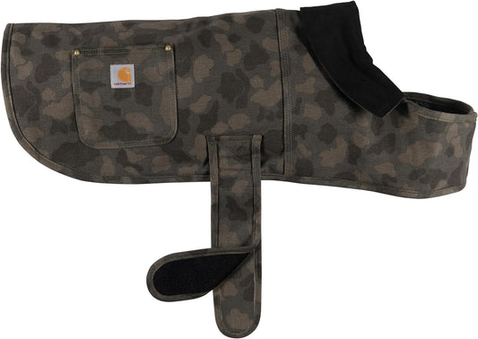 Carhartt Firm Duck Insulated Dog Chore Coat, Duck Camo Tarmac, Medium