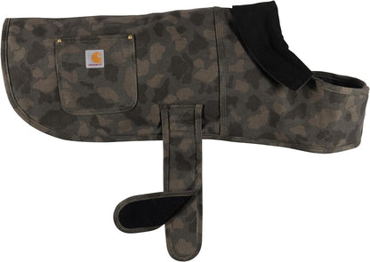 Carhartt Firm Duck Insulated Dog Chore Coat, Duck Camo Tarmac, Small