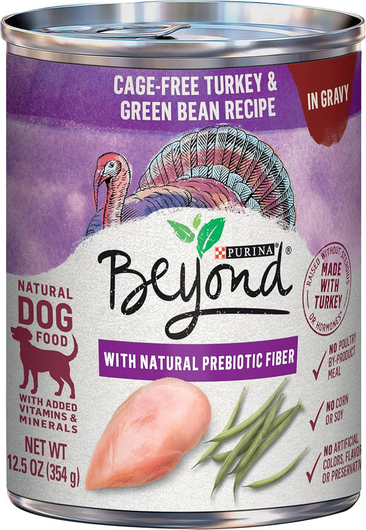 Purina beyond Grain Free Gravy Wet Dog Food, Grain Free Turkey & Green Bean Recipe in Gravy - (12) 12.5 Oz. Cans