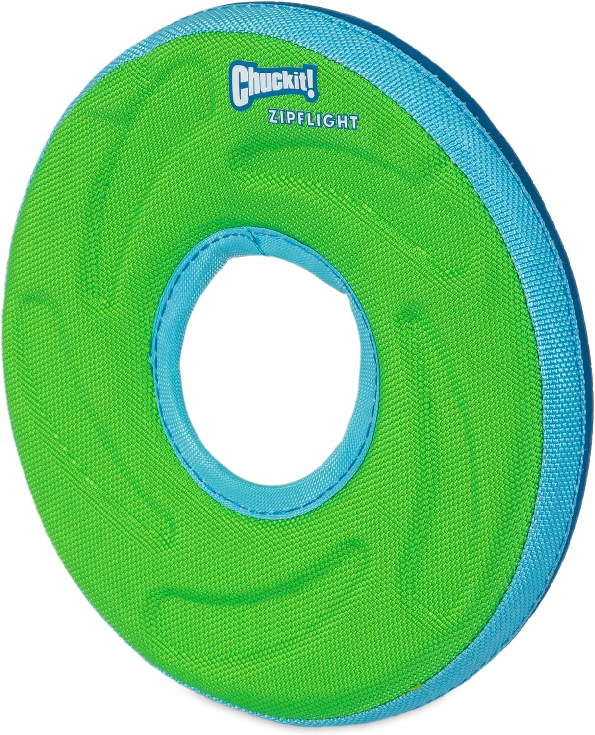 Chuckit Zipflight Flying Disc Dog Toy, Medium (8.5"), Orange and Blue