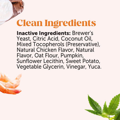 Pet Honesty Senior Hemp Hip & Joint Support, Hemp for Dogs, Mobility Support for Senior Dogs, Hemp Oil & Powder, Glucosamine, Collagen, MSM, Green Lipped Mussel, Helps Discomfort (Peanut Butter, 90)