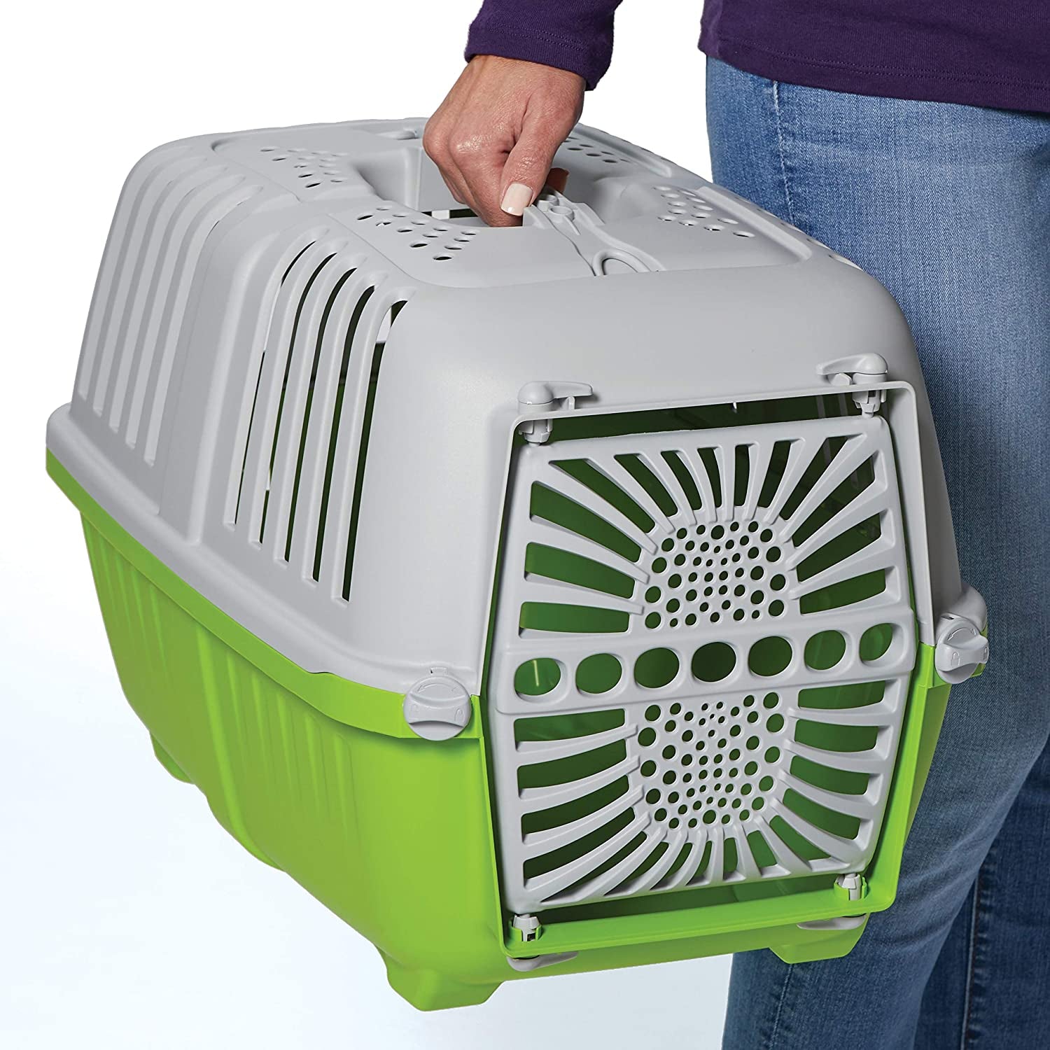 Midwest Homes for Pets Spree Travel Pet Carrier | Hard-Sided Pet Kennel Ideal for Toy Dog Breeds, Small Cats & Small Animals | Dog Carrier Measures 19.1L X 12.5 W X 13H - Inches