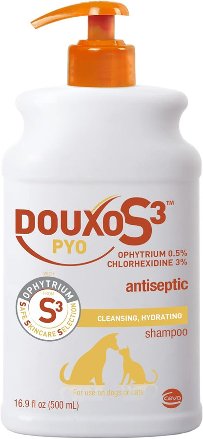 Douxo S3 PYO Shampoo 16.9 Oz (500 Ml)