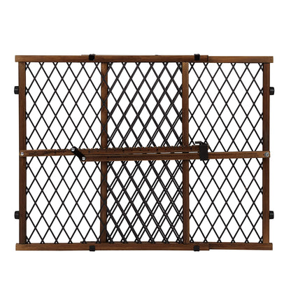 Evenflo Position & Lock Baby Gate, Pressure-Mounted, Farmhouse Collection