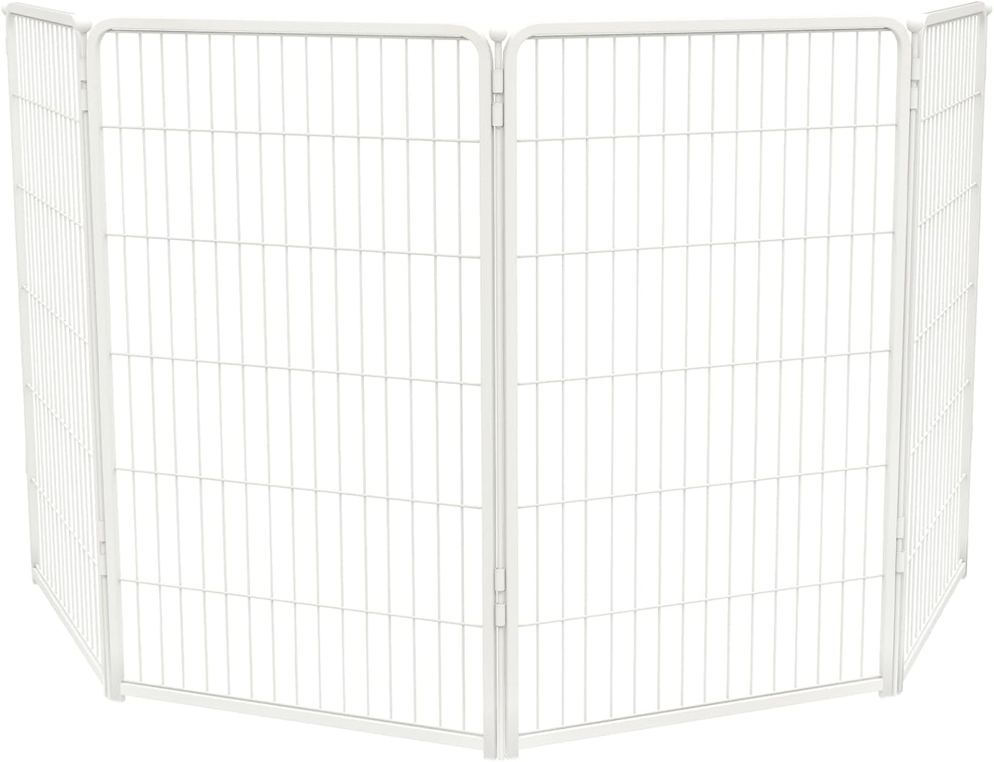 FXW Homeplus Dog Playpen Designed for Indoor Use, 45" Height for Large Dogs, White│Patented