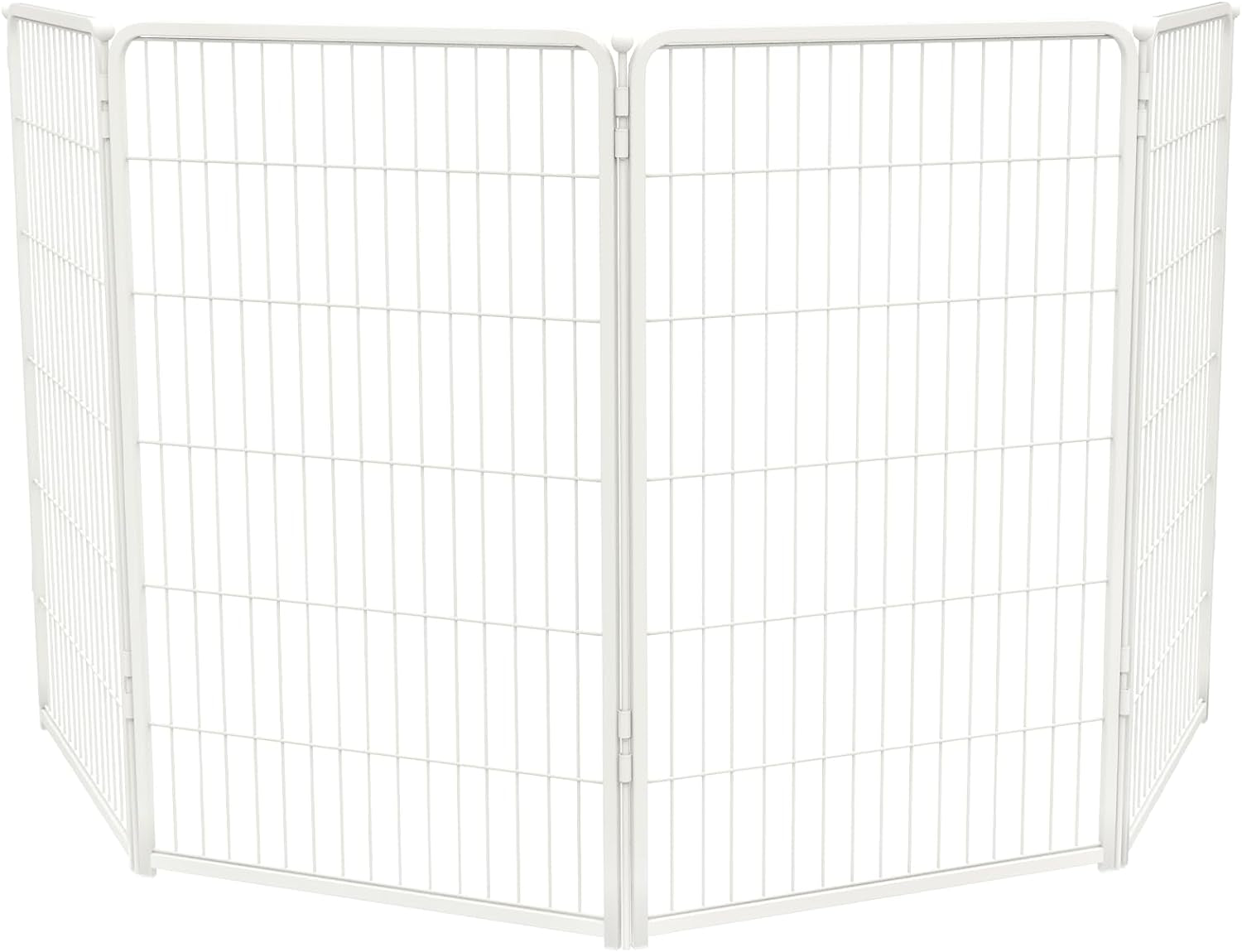 FXW Homeplus Dog Playpen Designed for Indoor Use, 45" Height for Large Dogs, White│Patented