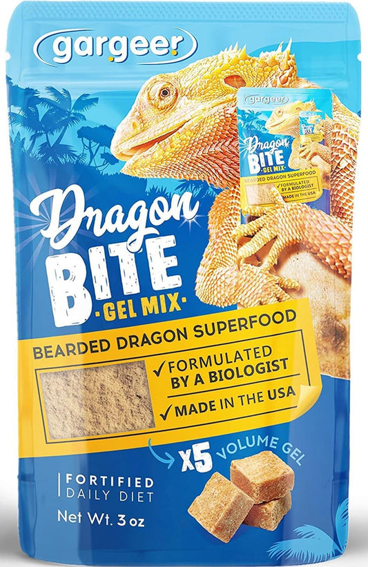 3oz Bearded Dragon Food. Complete Gel Diet for Both Juveniles and Adults. Proudly Made in The USA, Using Premium Ingredients, Fortified Gourmet Formula. Enjoy!