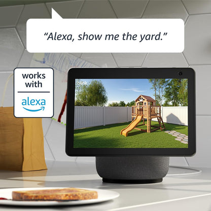 Blink Outdoor 4 (4Th Gen) — Wire-Free Smart Security Camera, Two-Year Battery Life, Two-Way Audio, HD Live View, Enhanced Motion Detection, Works with Alexa – 1 Camera System