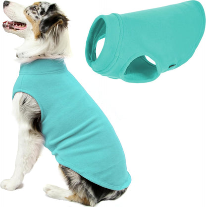 Gooby Stretch Fleece Vest Dog Sweater - Mint, 6X-Large - Warm Pullover Fleece Dog Jacket - Winter Dog Clothes for Small Dogs Boy or Girl - Dog Sweaters for Small Dogs to Dog Sweaters for Large Dogs