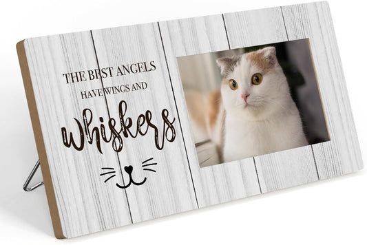 Sympathy Photo Frame Picture Frame Cat Memorial Cat Memorial Gifts for Loss of Cat Pet Loss Gifts to Honor and Remember a Cat,Grief Gifts for Women Remembrance Decorations for Wall Desk Tabletop 2