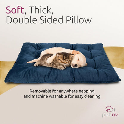 Large Cat Carrier & Dog Carrier for Most Cats or Small Dog. Soft Sided Pet Carrier for Travel. Collapsible Portable Cat Bag with Soft Bed, Top & Side Loading, Locking Zippers, Puppy Crate & Cat Kennel